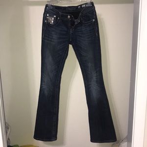 missme bootcut denim jeans.